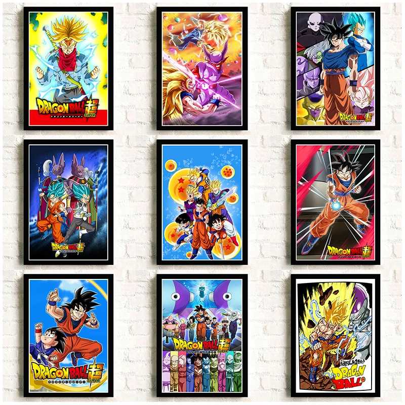 

Dragon Ball Z Anime Artwork Art Print Painting Poster Wall Pictures For Home Decorative Wall