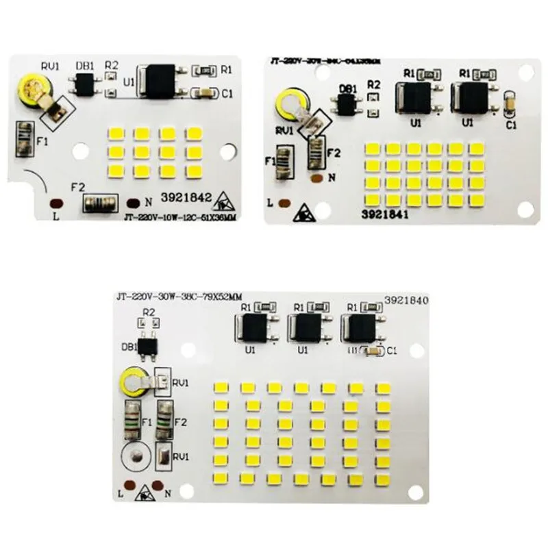 

LED AC220V COB SMD2835 chip 10W 20W 30W 50W 100W 200W Linear lamp board Floodlight Module no need LED Driver 10pcs free shipping