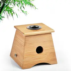 MQ бамбуковый Moxa Moxibustion Box акупунктурный релаксационный ролик держатель для шеи руки тела акупунктурный массаж моксибутинговая терапия