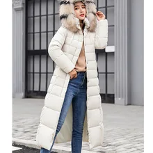 Зимнее плотное пальто теплая Длинная зимняя одежда женское хлопковое пальто с длинным рукавом однотонное повседневное на молнии женские топы теплая зимняя одежда