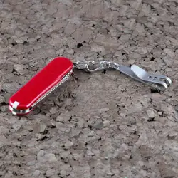 2 шт. Multi-function EDC Карманный подвесной зажим с подвеска для ключей с подсветкой брелок для кемпинга открытый спортивный инструмент