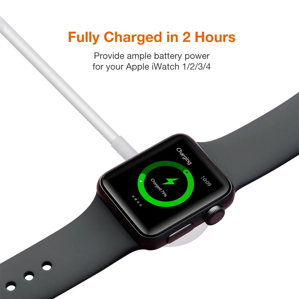 ASONA беспроводное быстрое зарядное устройство для Apple Watch USB зарядка I Series 2 3 4