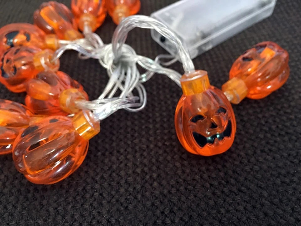 3D Pumpkin Lights  (10)