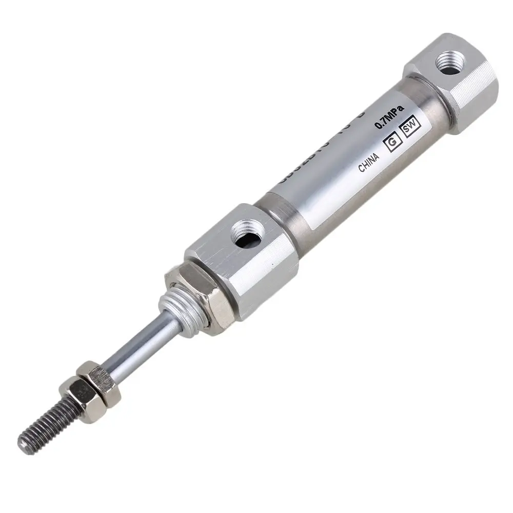 

10 x 10mm Dual Acting Mini Pneumatic Air Cylinder M5x0.8 CDJ2B10-10