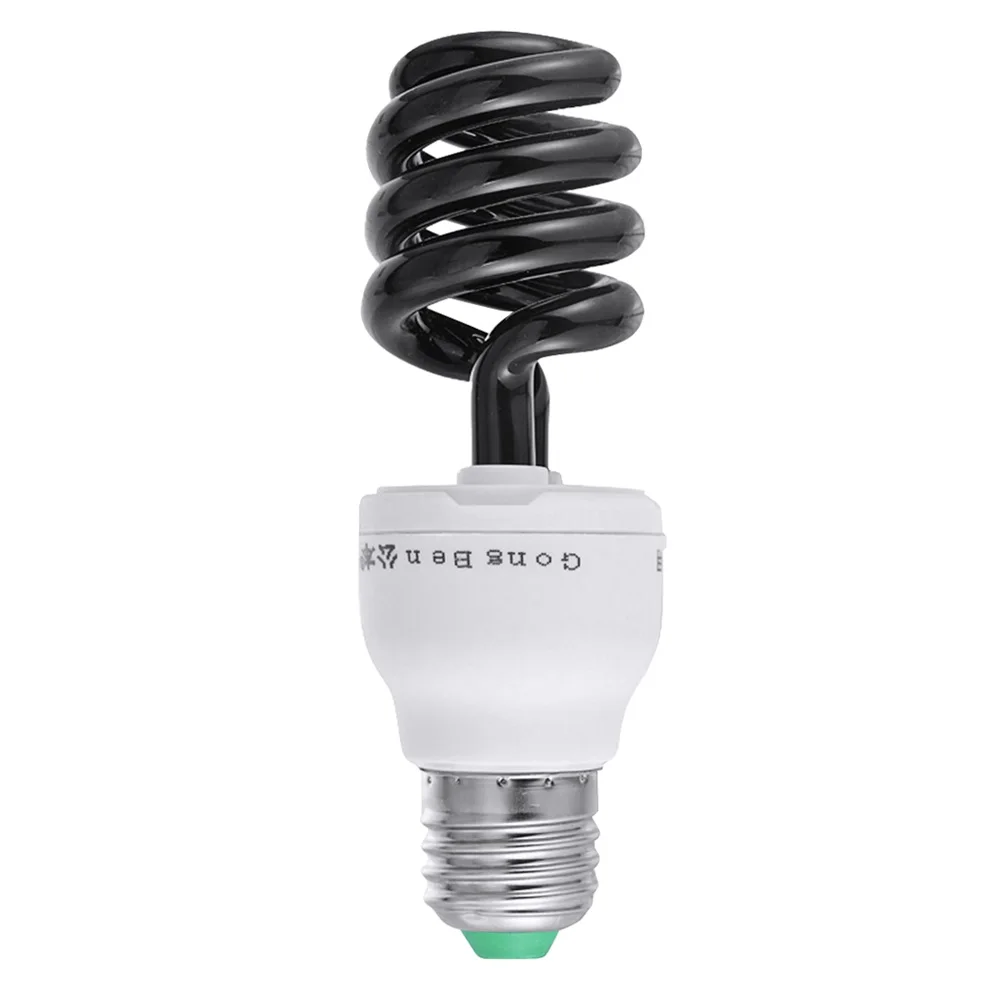 15w 220V E27 15-40W UV светильник лампы УФ ультрафиолетовые люминесцентные светильник лампа Спиральные энергосберегающие черный светильник фиолетовый лампы светильник Инж - Мощность в ваттах: 15w