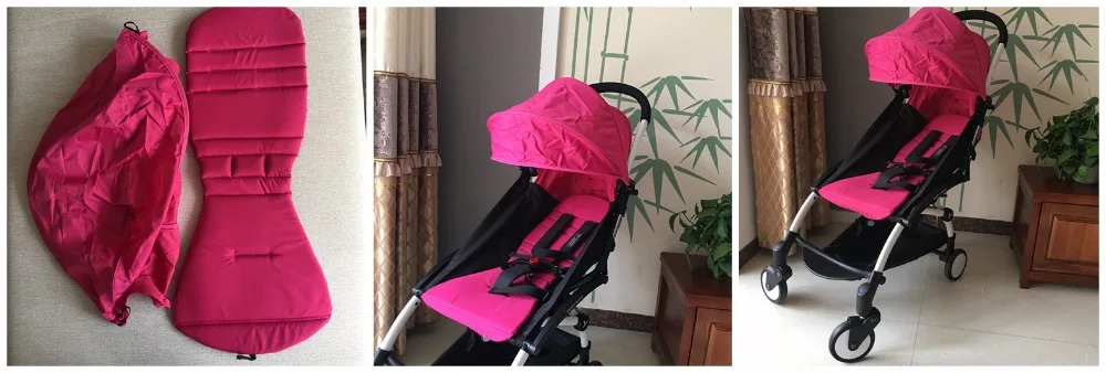 baby stroller accessories on sale Textile 165 SunShade+seat cushion Baby Stroller Accessoire Fit for yoya strollers mat sun canopy shield poussette pad oxford baby stroller accessories essentials