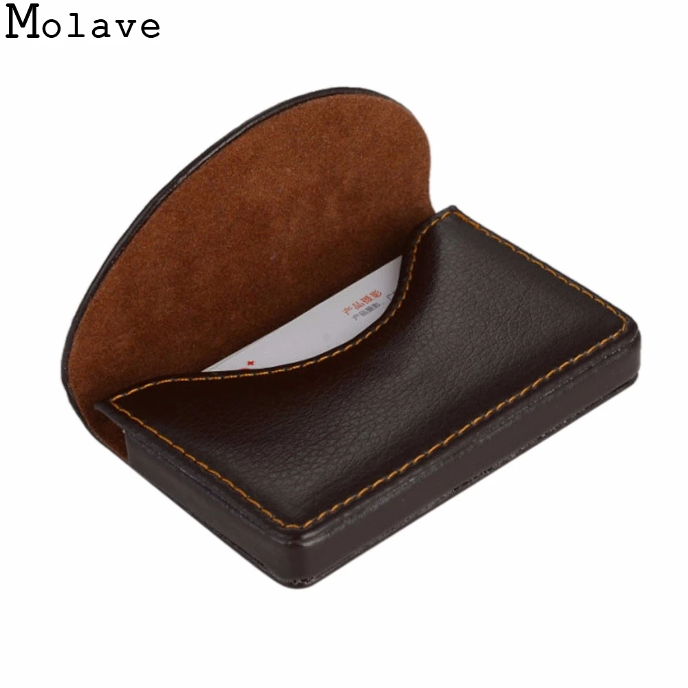 

2017 Mens/Womens New Vintage Fashion Pu Leather Business Wallet ID Credit Cards Holder Organizer Purse Top Quality Apr20