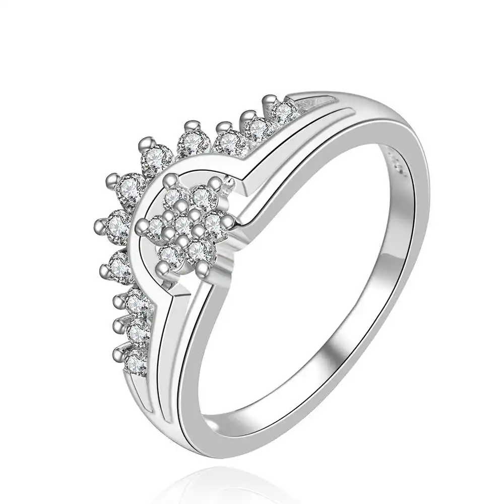 Wholsesale 925 Silver Ring Fashion Jewelry shine crown SMTR420 | Украшения и аксессуары