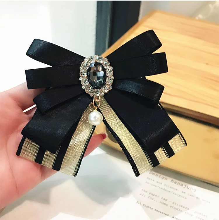 I-Remiel черная лента галстук-бабочка нагрудник булавки и модные рубашки школьные заколки кристаллы костюм вечерние аксессуары роскошные музыкальные подарки