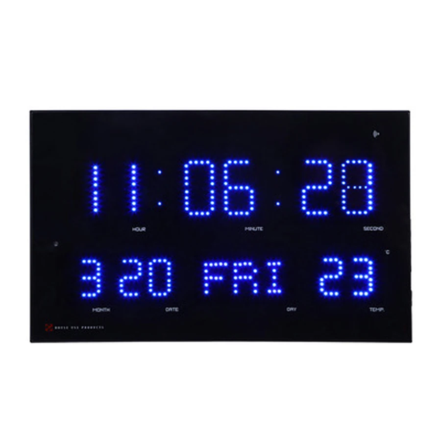 

Large Digital Wall Clock Modern Design with Thermometer for Living Room Large LCD Screen Calendar Clocks Wall Watch Home Decor