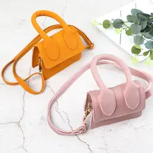 Прекрасный Карамельный цвет Для женщин кожа плечо телефон сумка Crossbody Малый Сеть Кошелек для девочек Дети клатч топ-ручка сумки