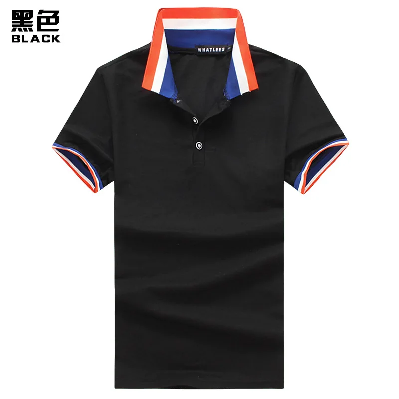 2019 Summer Men's Polo Shirt Fashion Casual Lapel Contrast Sports Anti-pilling Short Sleeve | Мужская одежда