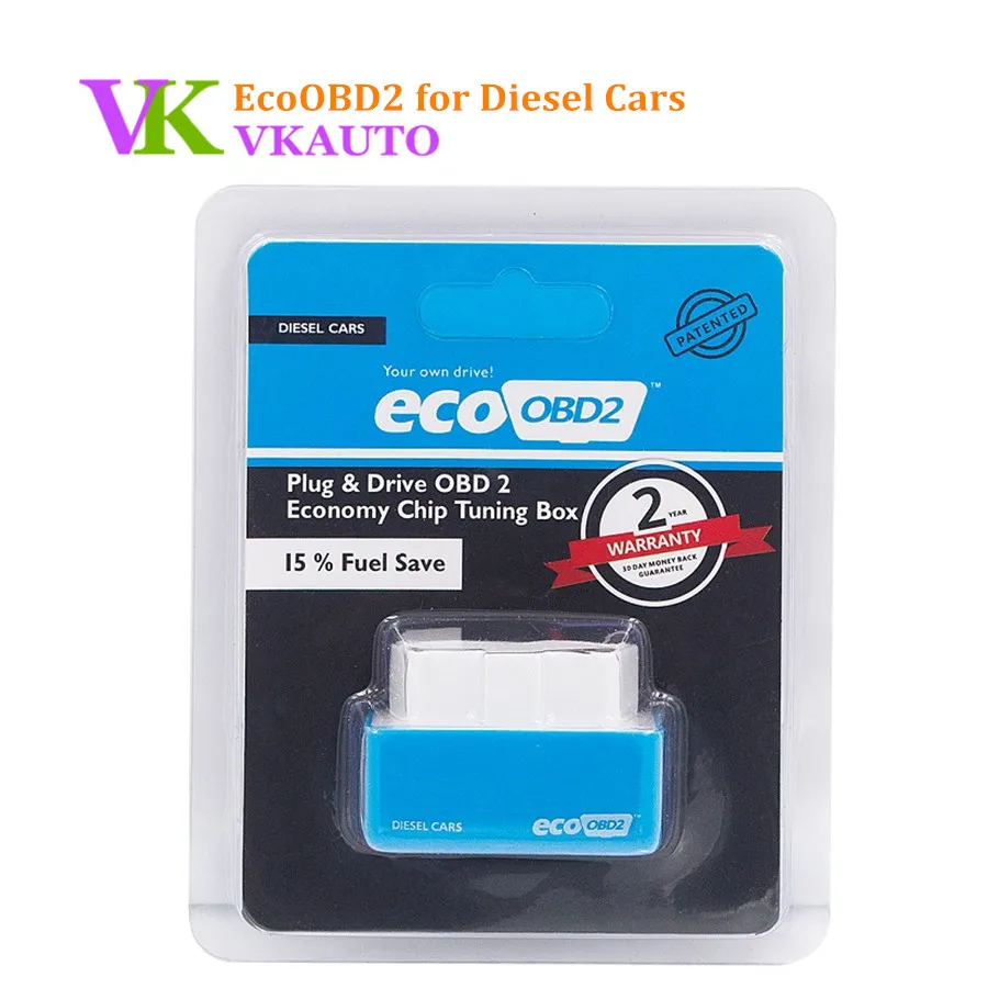 Új Ecoobd2 Diesel Cars Economy Chip Tuning Box Dugó És Drive 15% Üzemanyagmentés