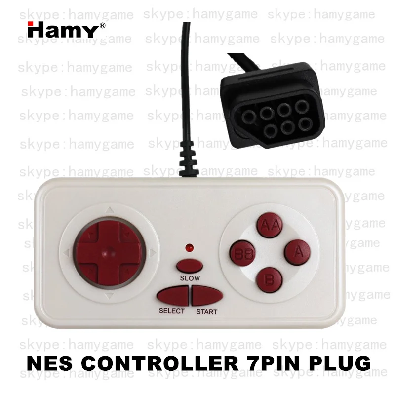 

NES CONTROLLER 7PIN PLUG/1.8M HIGH QUALITY WHITE+RED COLOUR
