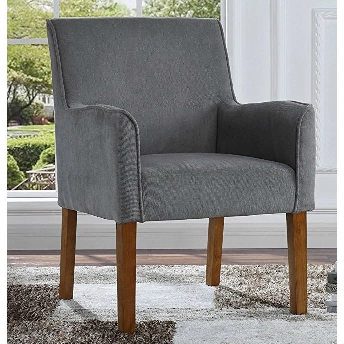 MODERN GREIGE GREY ARMCHAIR (1)