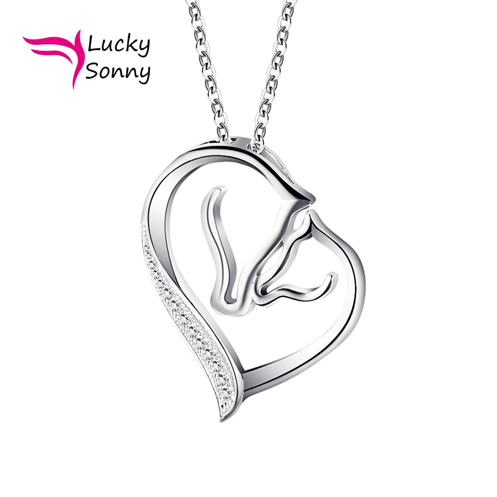 mother and child horse necklace