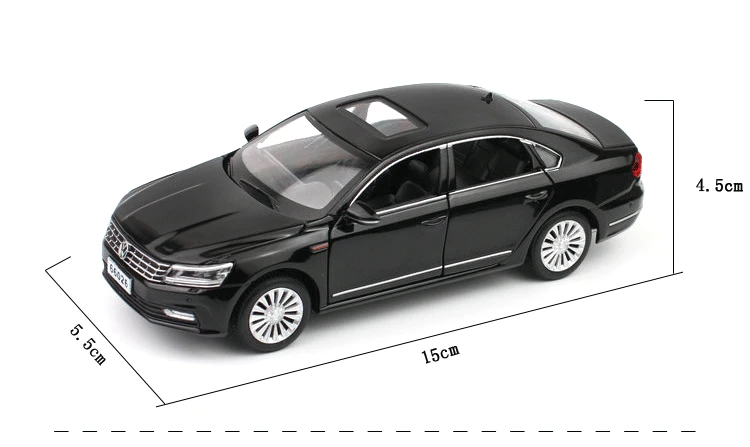 1/32 модель автомобиля Passat из сплава, дверная игрушка, коллекция автомобилей, украшение в подарок, детские игрушки