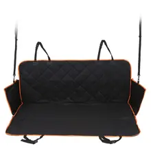 Гамак, автокресло для животных, водонепроницаемый нескользящий чехол для собак, сиденье для кошки, чехлы с оранжевыми полями и 2 боковых щитка для автомобилей, грузовиков и внедорожников