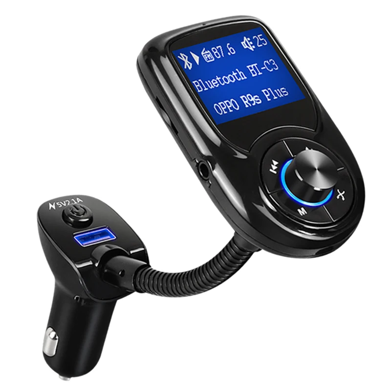 Handsfree ЖК-экран Автомобильный Bluetooth MP3-плеер двойной usb зарядка fm-передатчик BT-C3