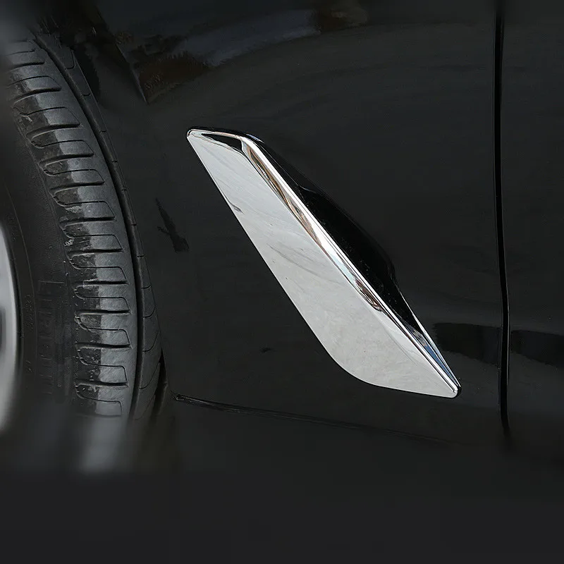 

2PCS Decorative Front Fender Side Vent Grills Self-Adhesive Air Flow Exterior Car Sticker for BMW 5 Series 2018 G30