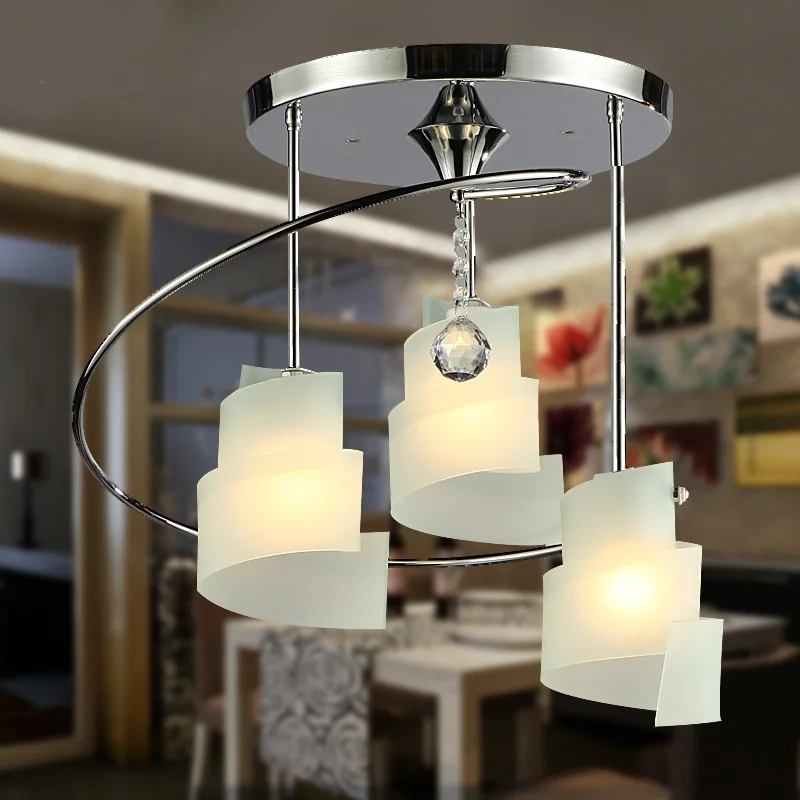 

modern 3 heads ceiling lamps restaurant lights creative dining room bar lighting romantic bedroom ceiling light ZA99652