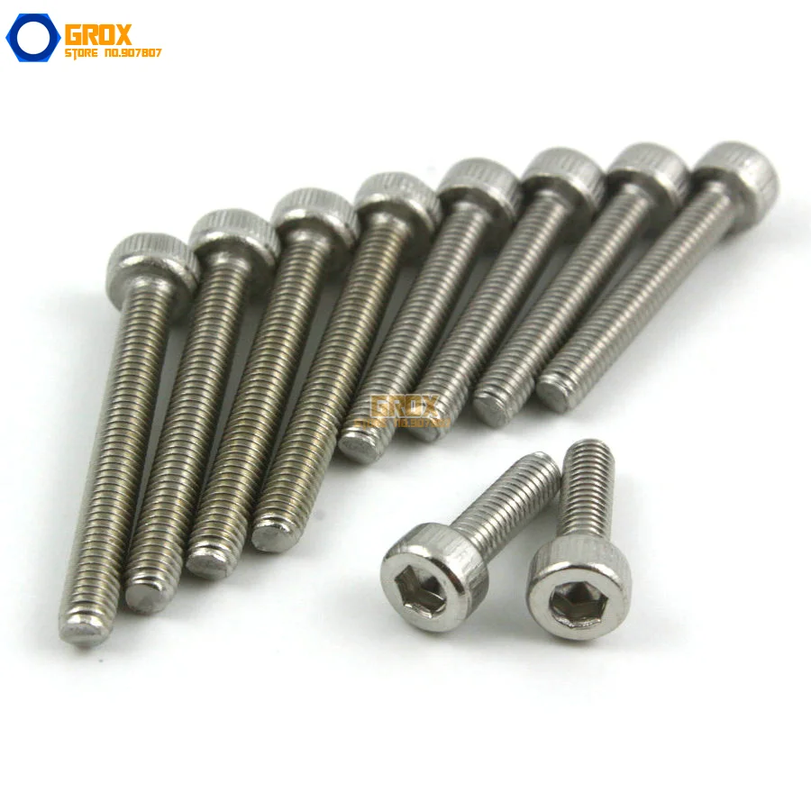 M3 316 Stainless Steel Allen Bolt Socket Cap Screw Marine Gradein Bolts from Home Improvement