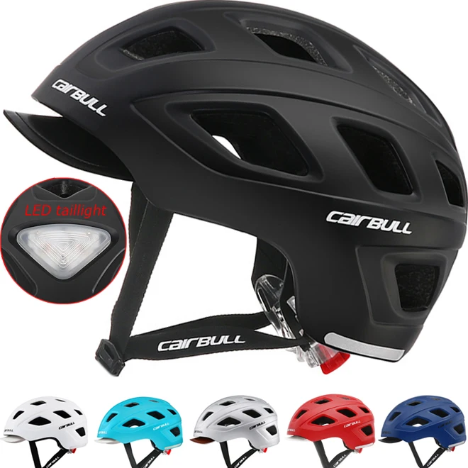 

Adults/Kid Bicycle Helmet Urban Utility Commuter Road Racing Cycling Bike Detachable Visor/LED Taillight Skateboard BMX Helmet