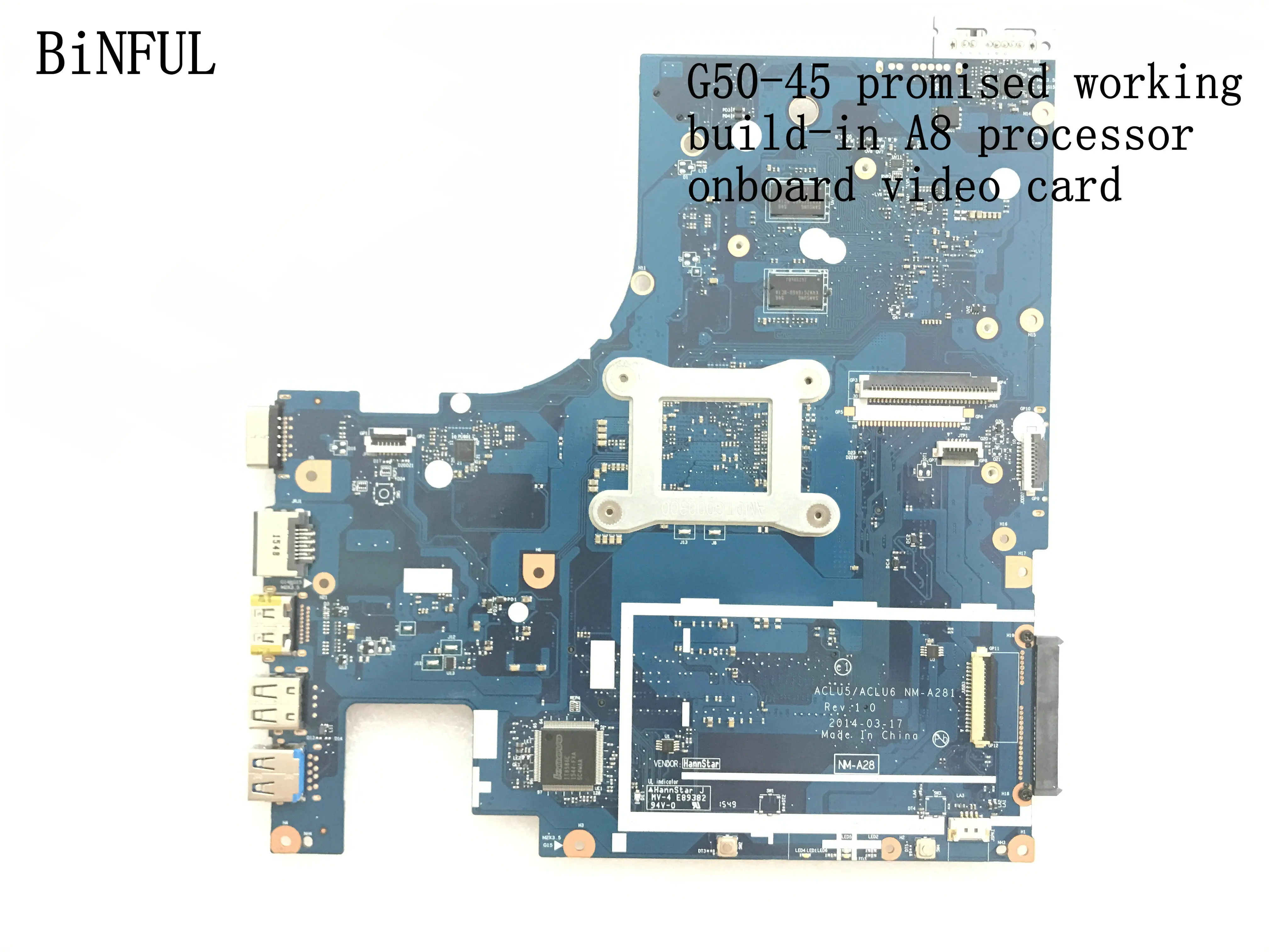 Быстрая доставка. Совершенно новая ACLU5 / ACLU6 NM A281 G50 45 материнская плата для LENOVO