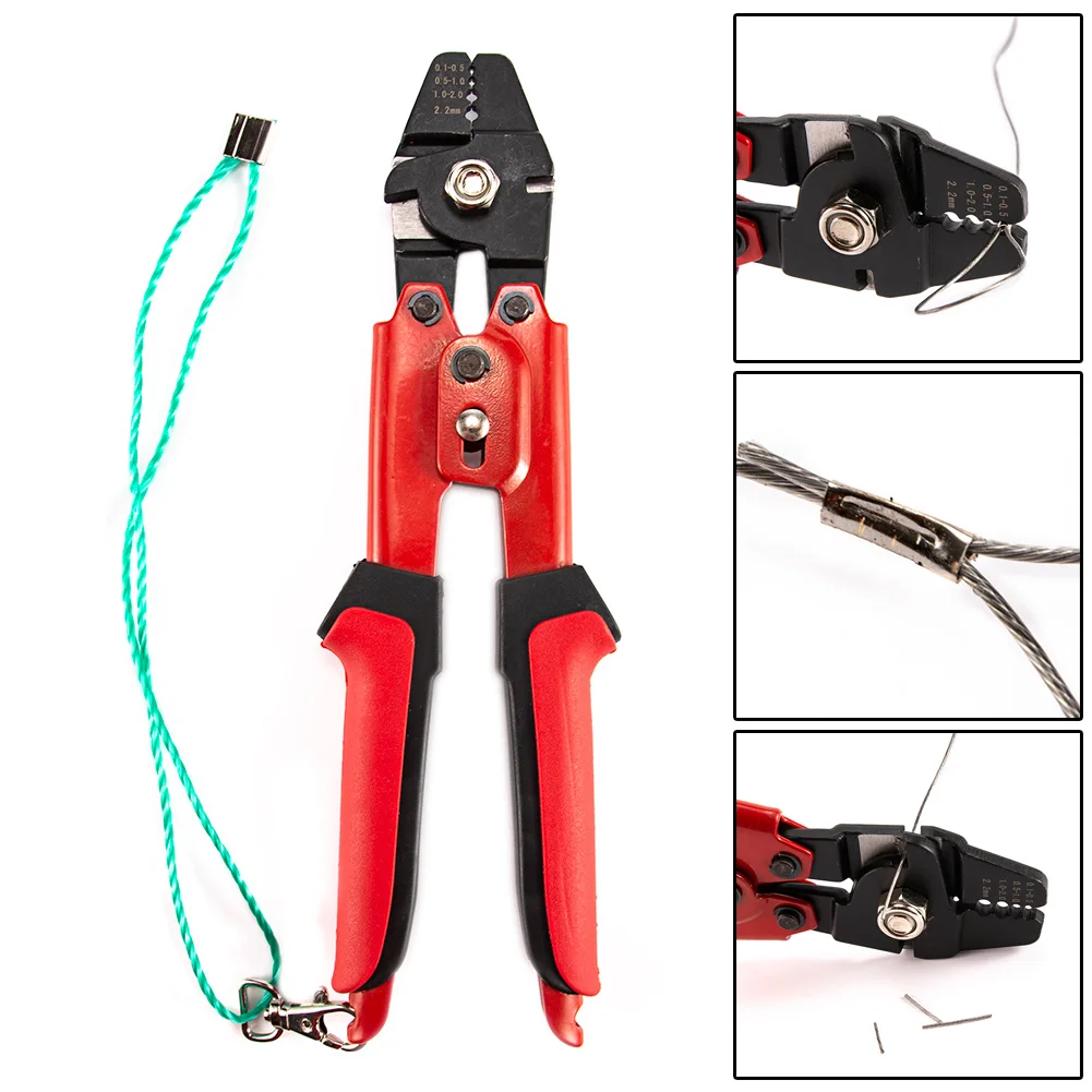 

Hand Crimper Hardened Steel Jaws with 4 Crimping Positions 2 Hardended Steel Side Cutter SDF-SHIP