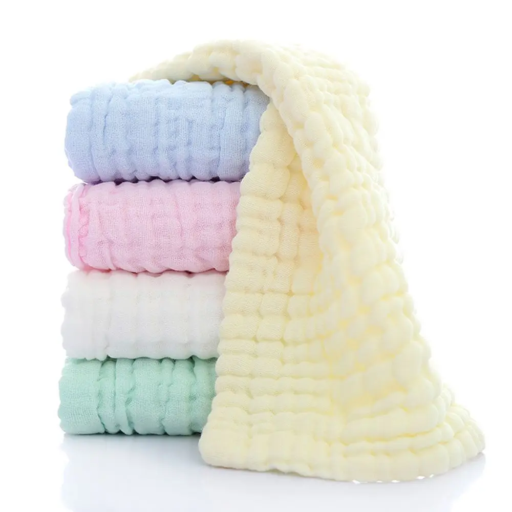 

Comfortable Baby Soft Bath Towel Washcloth Bathing Feeding Wipe Cloth Natural Harmless Infant Baby Towel