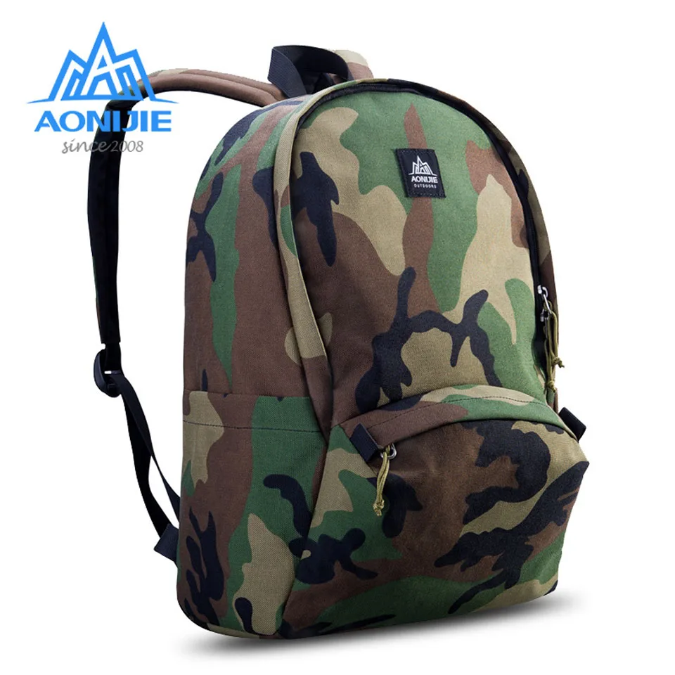 

AONIJIE Multifunctional Backpack Nylon Shoulder Bags Camouflage Running Backpack Hiking Camping Travel