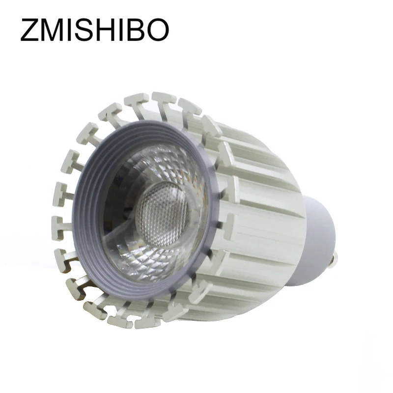 Zmisibo высокое качество GU10 прожектор Светодиодные лампы 100 240 В 5 Вт 6 COB Алюминиевый