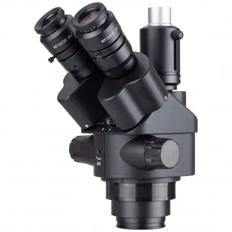 AmScope 7X 45X черный Simul фокусным расстоянием Тринокулярный Стерео микроскоп