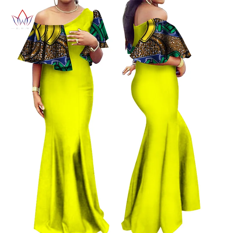 Hot 2018 Autumn Women Traditional African Dresses Brand Custom 2018 Autumn Women Traditional African Dresses Brand Custom Clothing Africa Wax Dashiki Long Cotton Dress Size 6xl Brw Wy2541