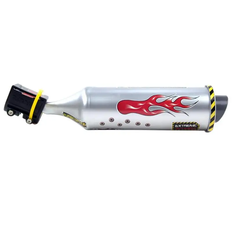 Best 1 pcs Cycling Air Horn Bicycle Bike Turbine Motorcycle Exhaust Sound Six Kinds of Wild Motorcycle Sound Effects Cycling Tools