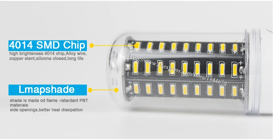 38-140 светодиодный s лампада кукурузы светодиодный лампы E27 E14 220 В свет SMD5730 2 Вт 3 Вт 4,2 вт 4,7 Вт 7,5 Вт теплый белый холодный белый Bombilla ампулы Lampara