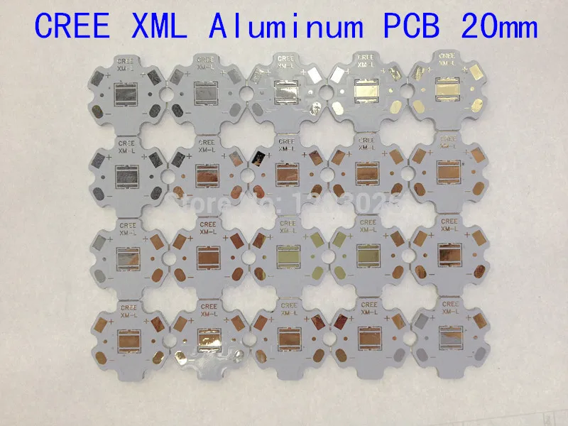

CREE XML XML2 XHP50 aluminum plate pcb diameter 20mm thickness1.6mm hexagonal 20pcs/lot