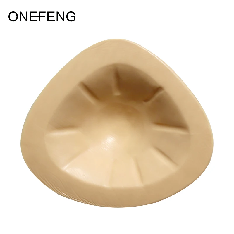 

ONEFENG 75-90ABC Triangle Light weight Silicone Breast Artificial Prosthesis for Post Surgery Lady Activity Small Breast Inserts