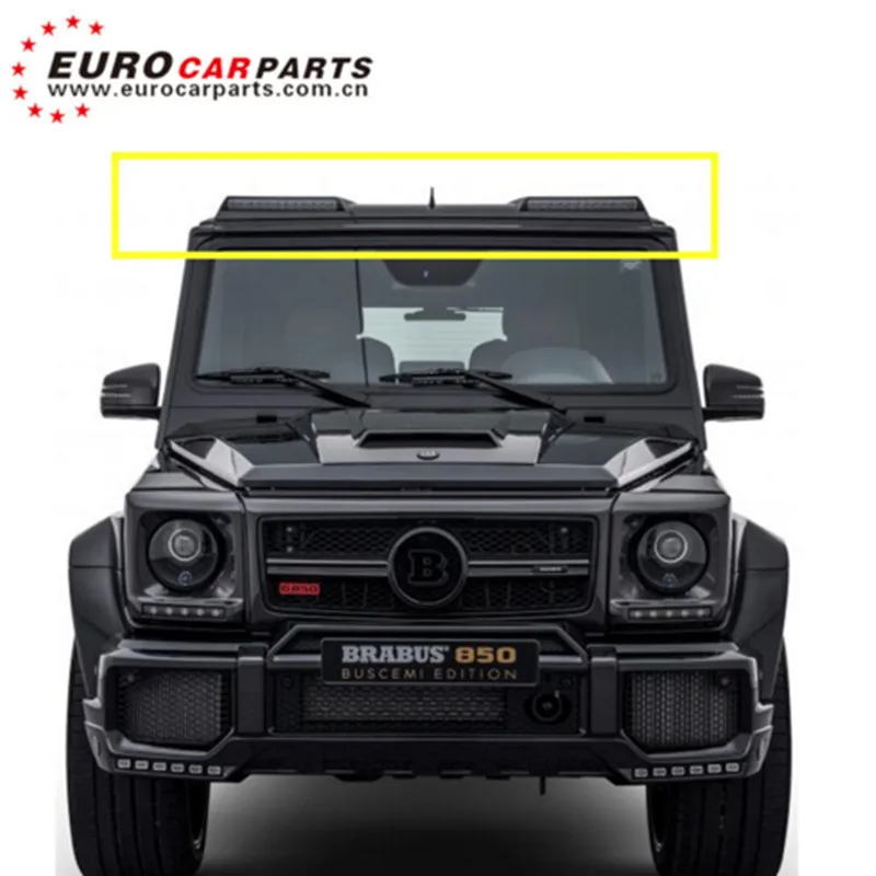 

G class carbon finber roof spoiler for w463 G63 G65 G500 G400 G350 carbon wing with LED running lights