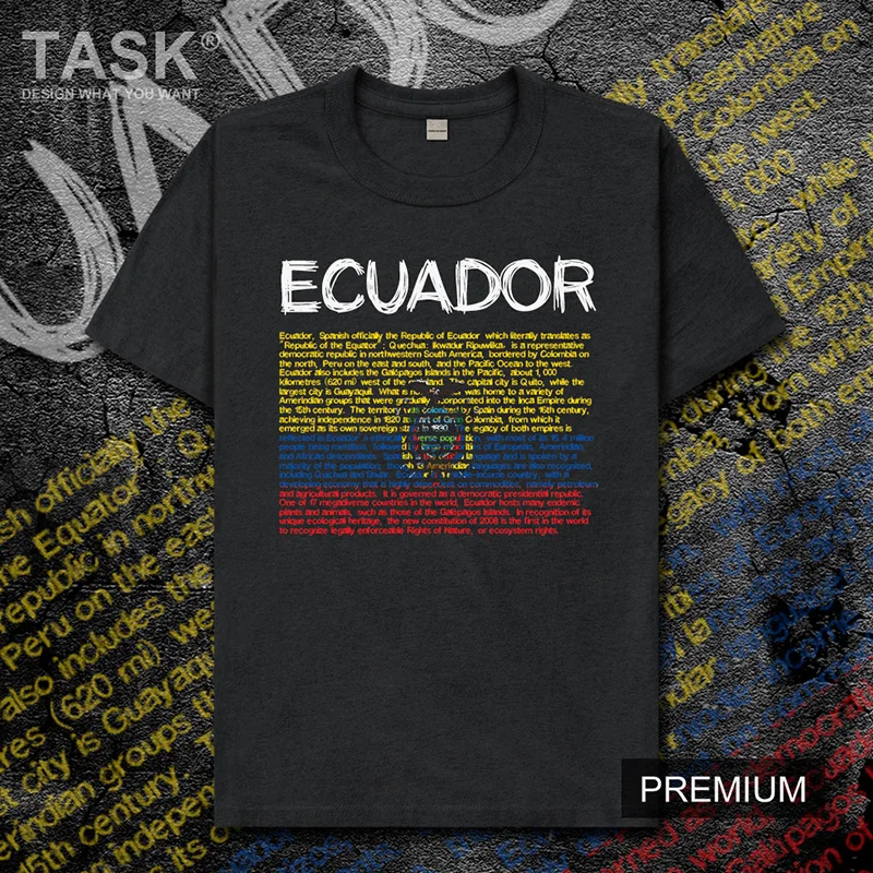 

Republic of Ecuador Ecuadorian ECU mens t shirt new Tops t-shirt Short sleeve clothes sweatshirt national team country Fashion