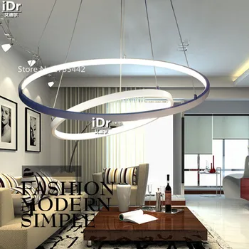 

Creative modern restaurant chandelier circular living room creative restaurant minimalist lighting lamps Chandeliers XXT-002