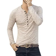 Для мужчин работает Футболка с v-образным вырезом Фитнес топы с длинными рукавами рубашки и пуговицы Бодибилдинг Спорт Баскетбол Рубашки Топ бренд