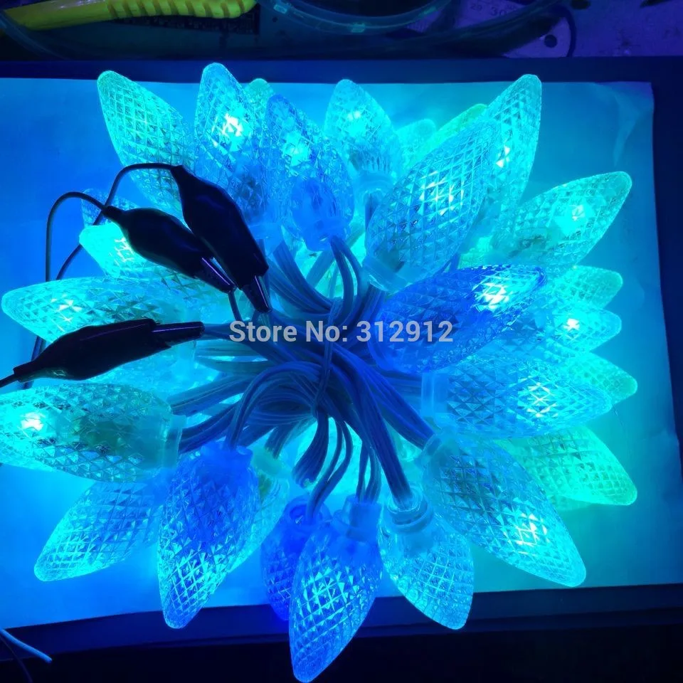 DC5V 50 узлы WS2811 C9 pixel light диаметр 12 мм класс IP68 256 шкала серого цвета полностью белый
