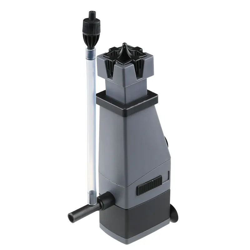 

New JY-02 aquarium filter flow adjustable gas exchange remove surface films and microorganisms fish tank filter