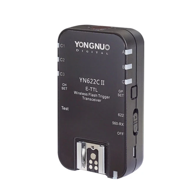 YONGNUO YN-622C II RX YN622C HSS E-TTL триггер вспышки для камеры Canon совместимый с YN560-TX |
