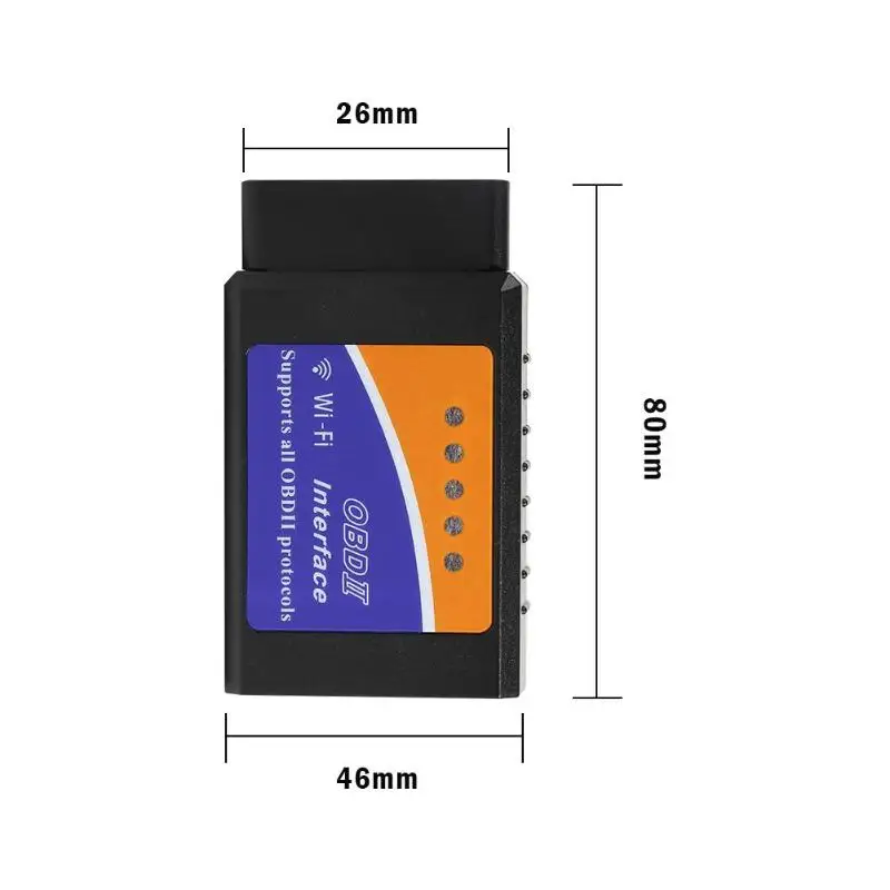 Vodool ELM327 WiFi OBD2 автомобильный диагностический инструмент ELM 327 OBDII автоматический диагностический сканер для iOS Android Windows автомобильные