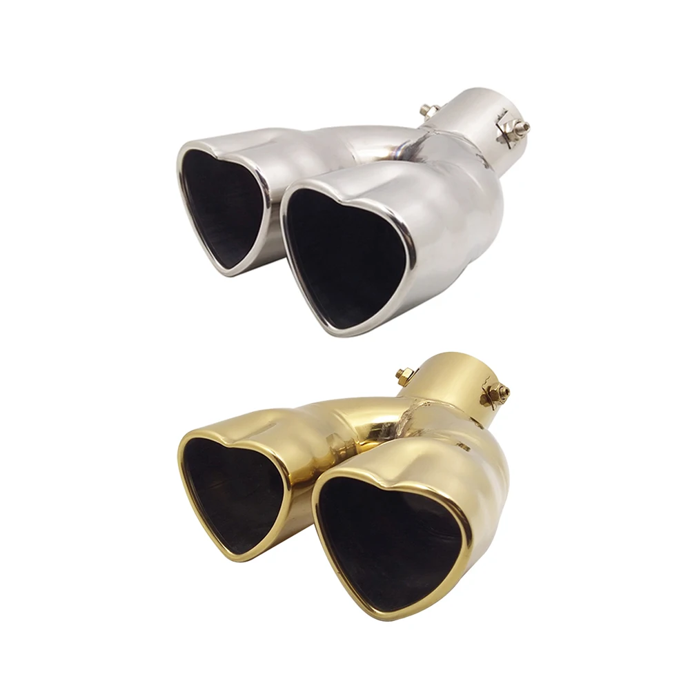 

60mm 1 To 2 Car Exhaust Elbow Pipe Muffler Auto Tail Throat For Buick Skoda Rover Renault Chrysler Corvette Benz Dodge Fiat FAW
