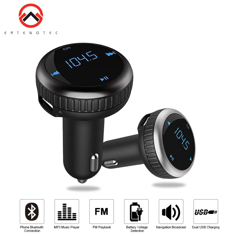 車のインテリジェントロケータートランスミッター Bluetooth Fmトランスミッター 車 の検索 音楽プレーヤー ハンズフリー2 1a デュアルusb 車の充電器 Tfカードのサポート Aliexpress 自動車 バイク