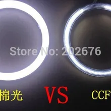 DLAND, самый дешевый CHA SL светодиодный ANGEL EYE HALO с молочной крышкой 80 мм 95 мм без темного пространства ярче CCFL HALOS