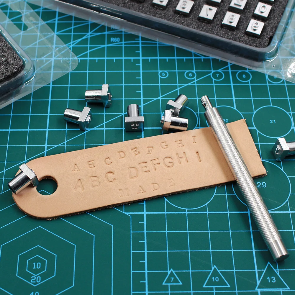 36pcs/set Steel Punch Alphabet Letter Number Stamper Set Metal Leather Tools